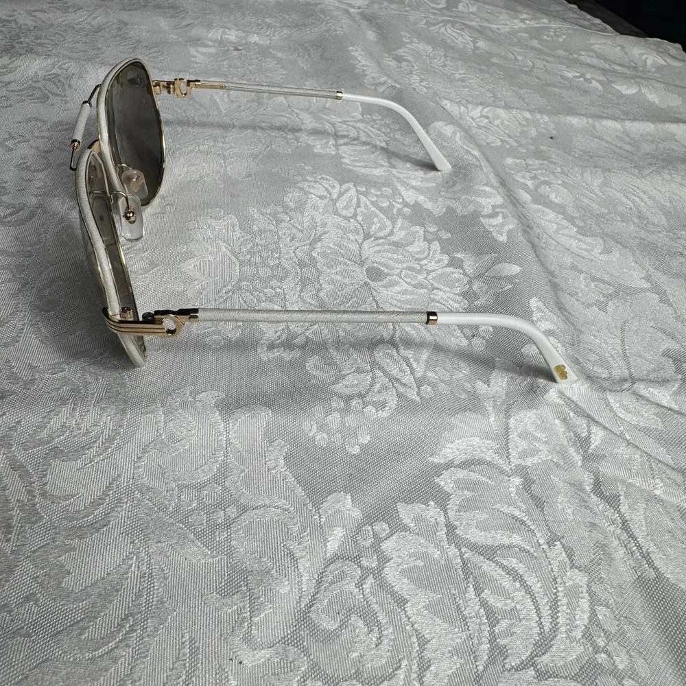 Cartier Premier De Cartier White Frame Aviator CT0053S
